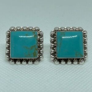 Elegant 925 silver real stones earrings‎​